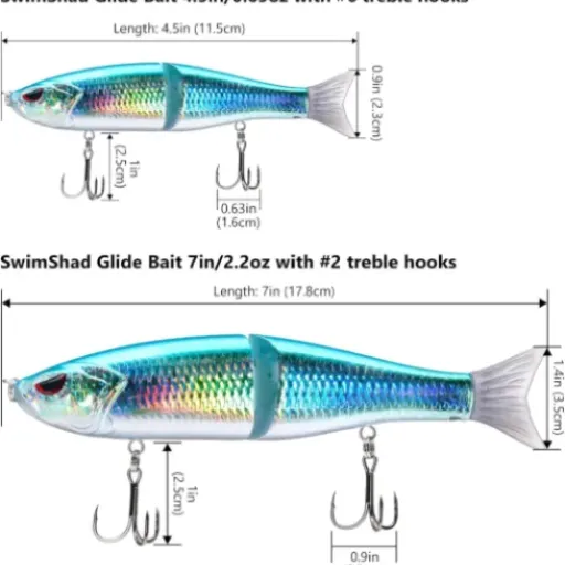 Bassdash SwimShad Glide Baits Review: budget glide baits that actually catch fish