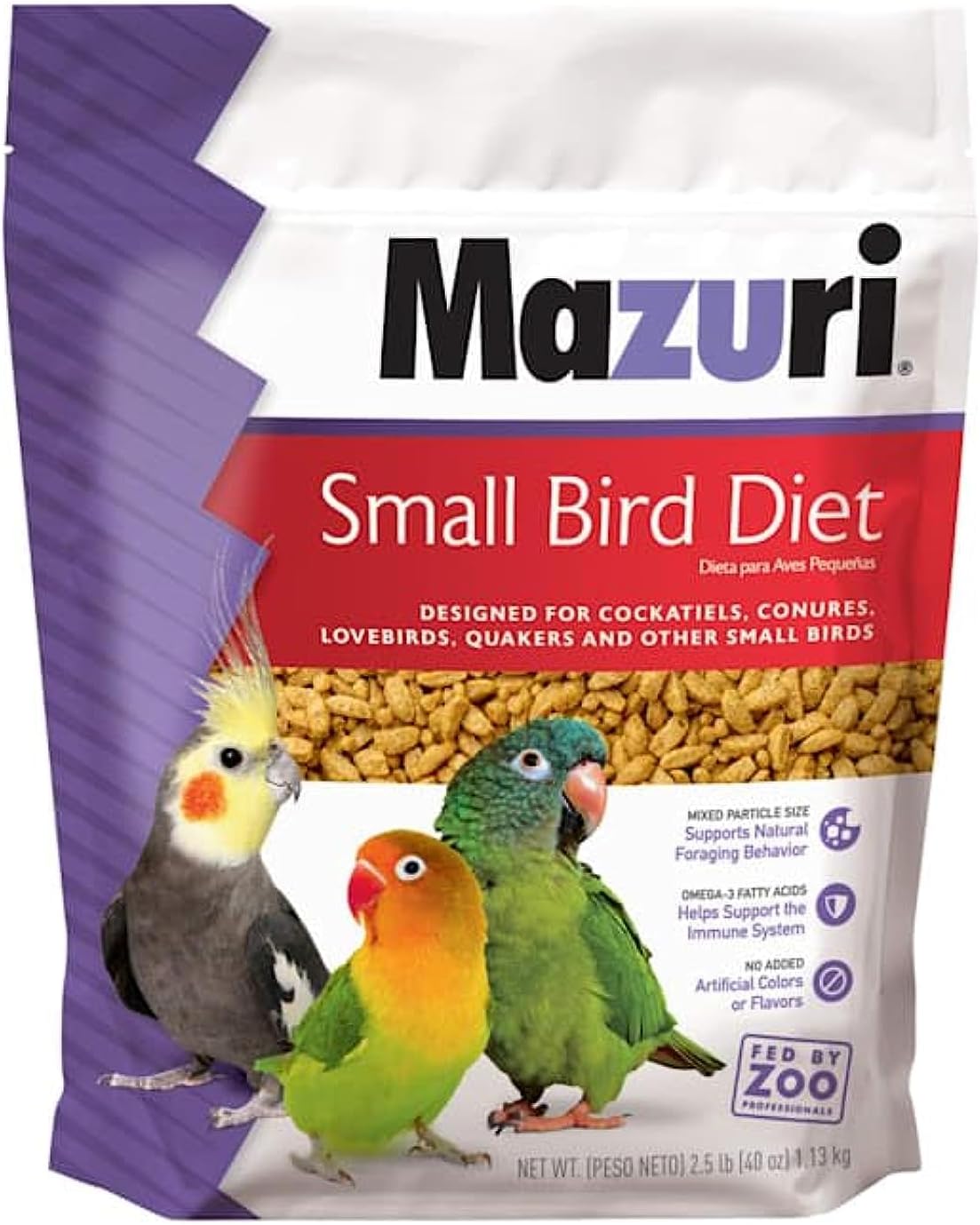 Nutritionally Complete for Small Birds - 2.5 Pound (2.5 lb.) Bag