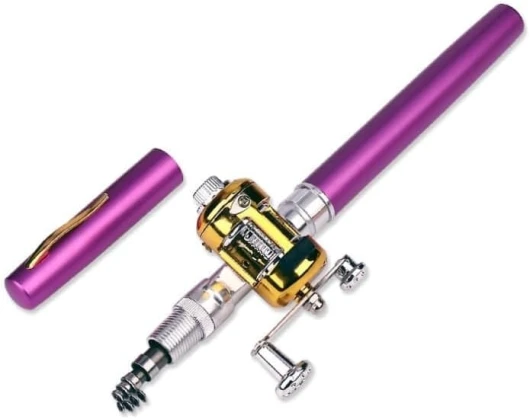 Pocket Fishing Rod Purple