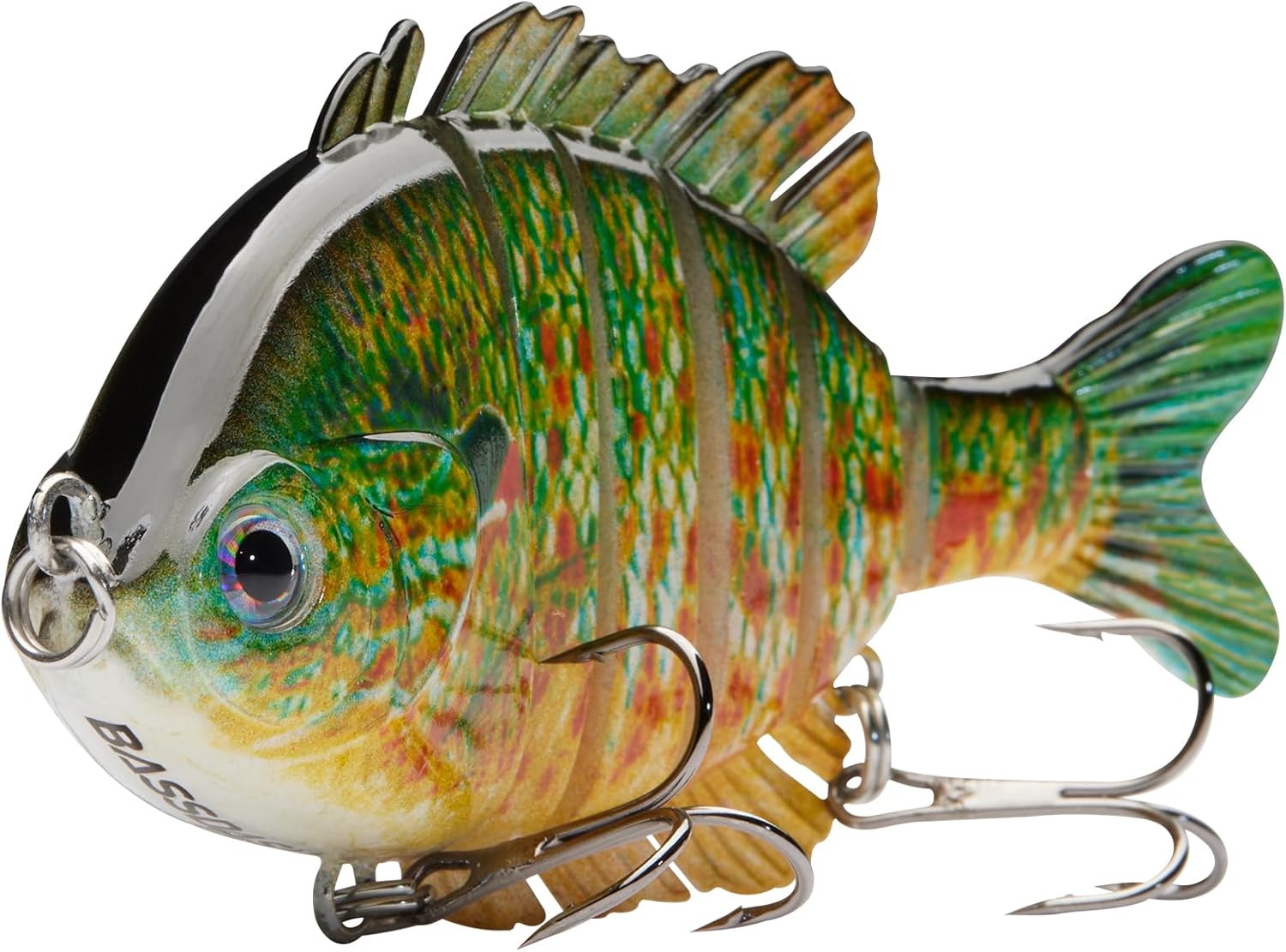 SwimPanfish Multi Jointed Panfish Bluegill Swimbaits Hard Topwater Bass Lures Fishing Lure Crank Saltwater 3.5in/0.85oz