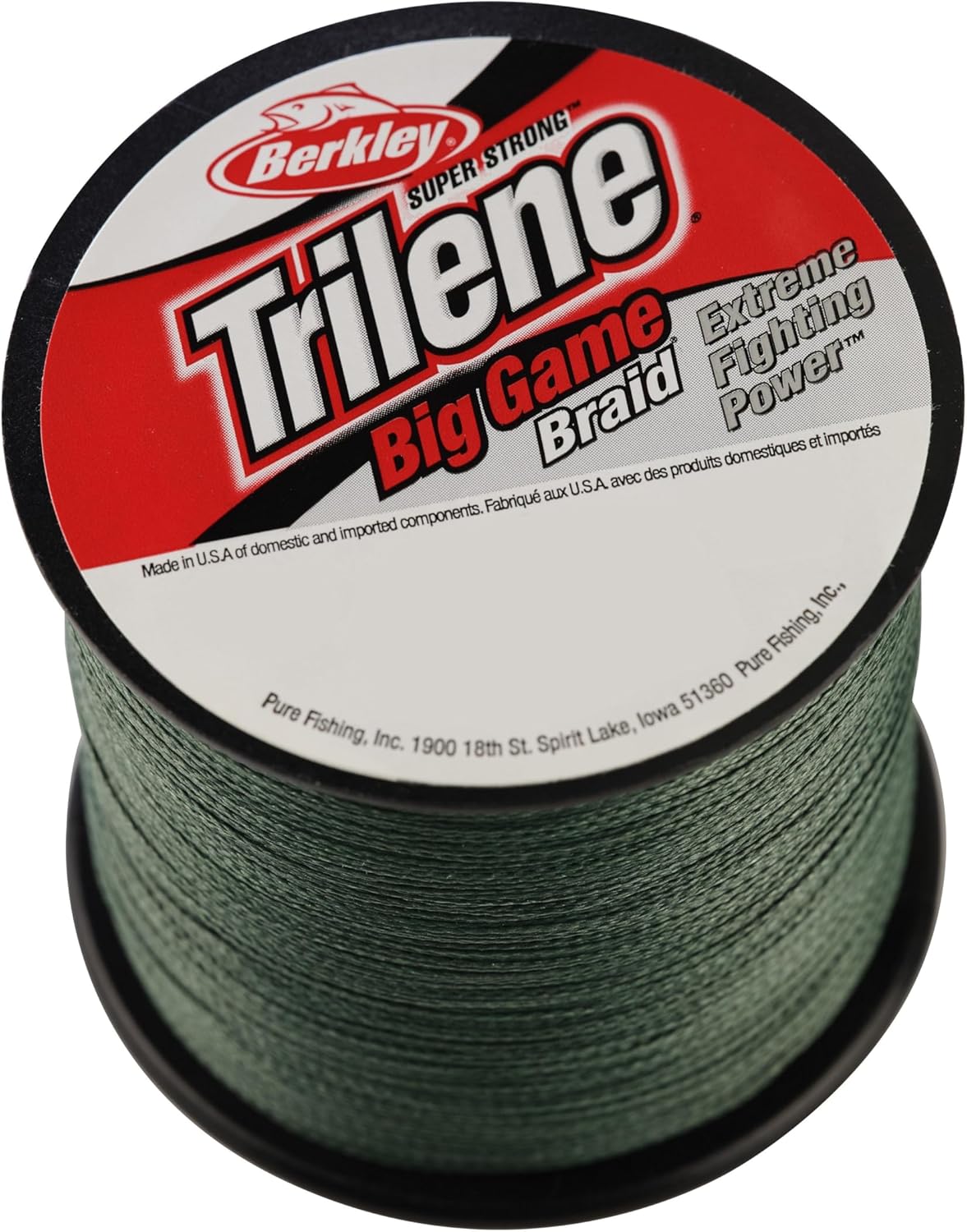 Trilene Big Game Braid Fishing Line Lo-Vis Green 30lb - 328yd