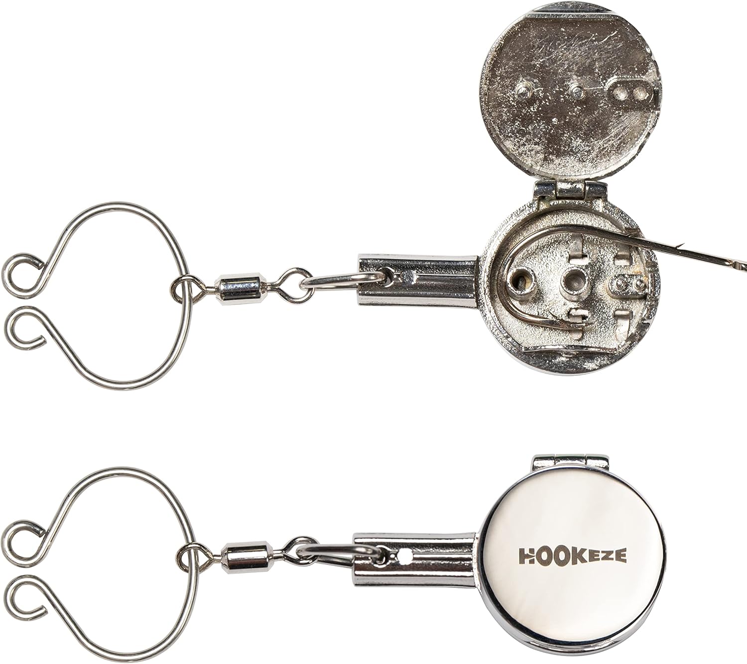 HOOK-EZE Fishing Knot Tying Tool - Protect from Fish Hooks - Tie Fishing Knots Easily - Cool Gadgets for Fishermen - Ice Fly Fishing - Fishing Accessories for Beginner Anglers - Nail Knot Tool Nail Knot Metal