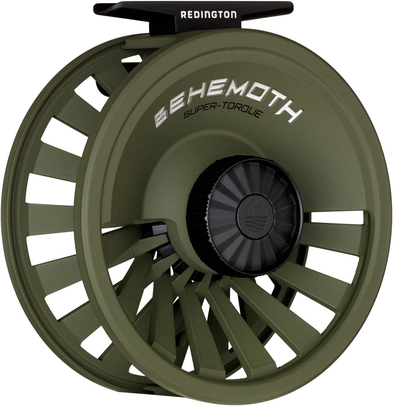Behemoth Fly Reel – Heavy-Duty Carbon Drag, Large Arbor, Die-Cast Frame & Deep V-Spool – Freshwater & Saltwater Fly Fishing Reel for Trout, Bass, Salmon & Big Game – 5/6 to 11/12 Weights O.D Green 4/5