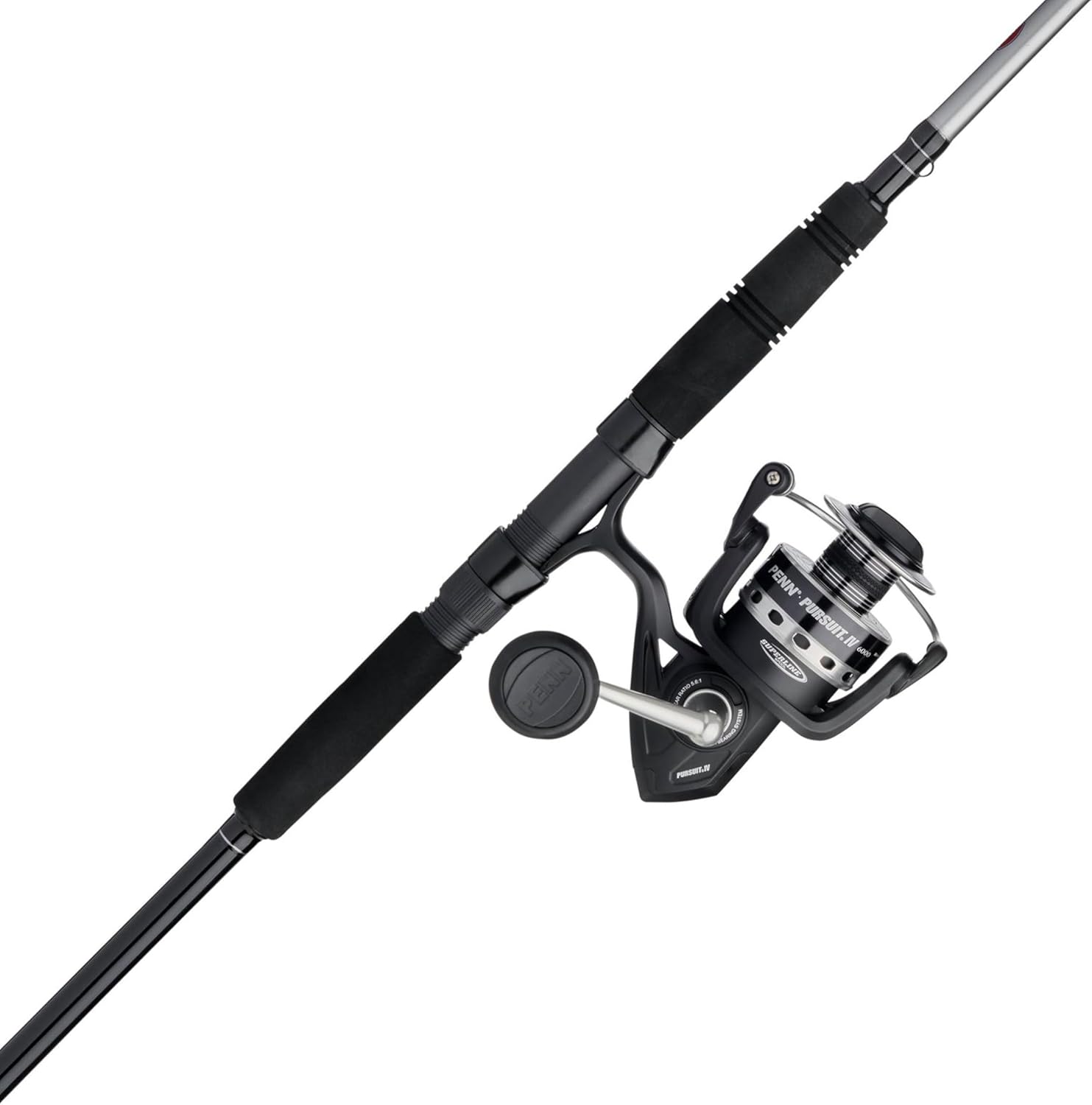 Pursuit III & Pursuit IV Spinning Reel and Fishing Rod Combo 6000 Reel Size - 9' - Medium Heavy - 2pc Pursuit Iv