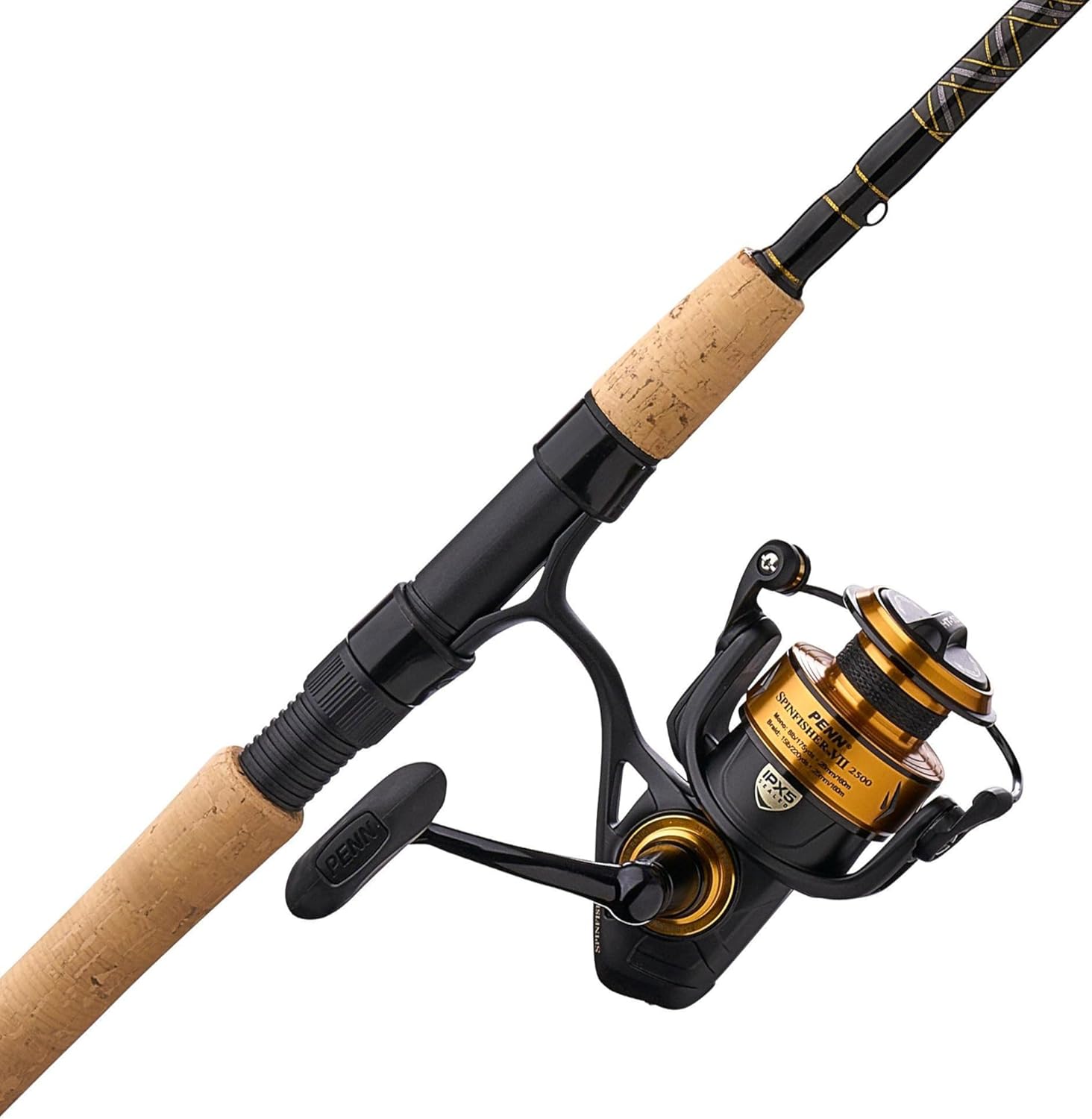 Spinfisher VII Spinning Reel and Fishing Rod Combo Ssvii - New Model 2500 Size Reel - 7' - Medium Light - 1pc