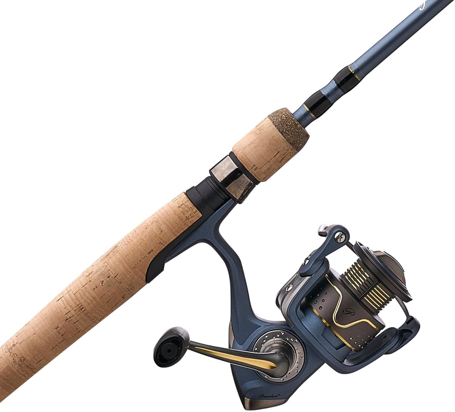 Pflueger President Spinning Reel and Fishing Rod Combo New Model 30 Size Reel - 6'9" - Medium Light - 2pc