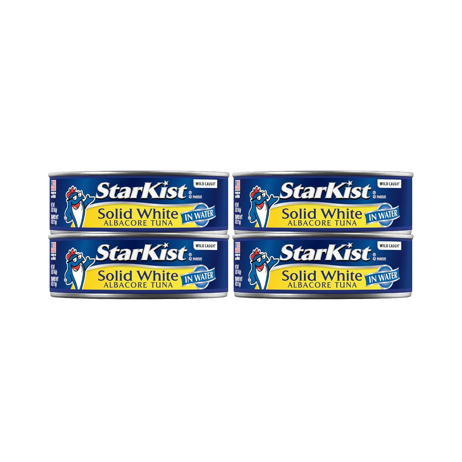 Solid White Albacore Tuna in Water, 5 oz Can, Pack of 4 Tuna in water 5 Ounce (Pack of 4)
