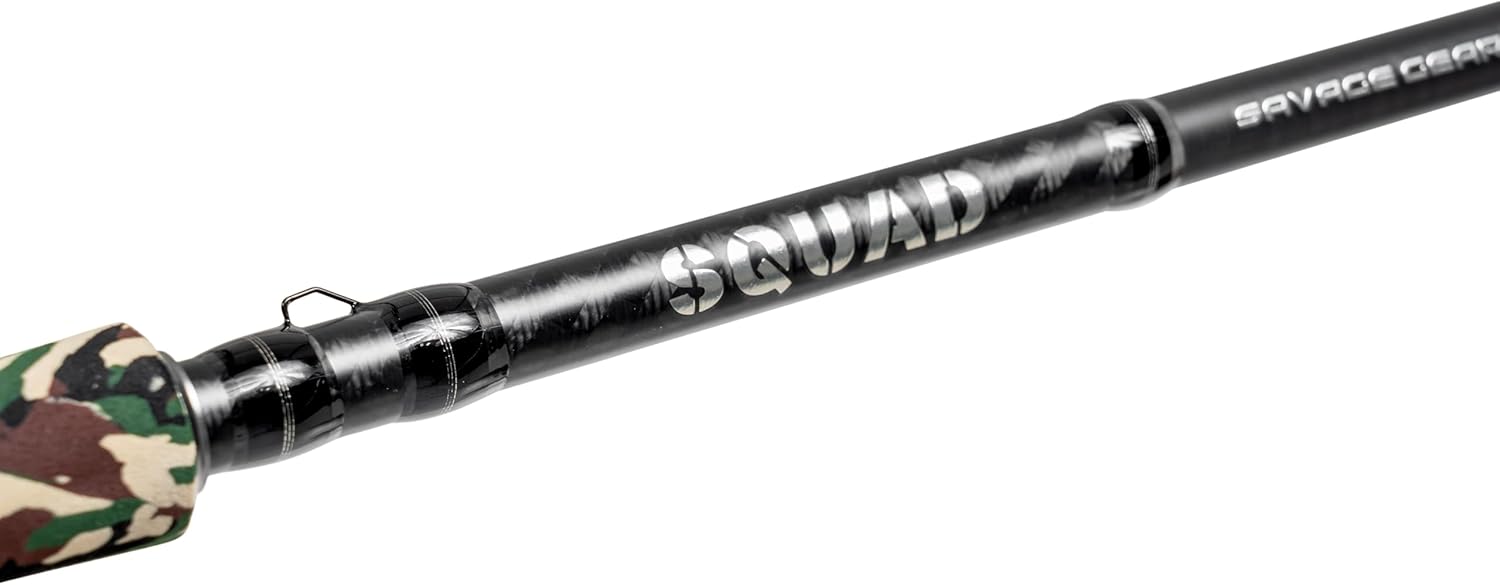 7'4" Squad Casting Rod, 1-Piece Freshwater Rod with Rod Hook Keeper, 24-Ton High Modulus Carbon Blank