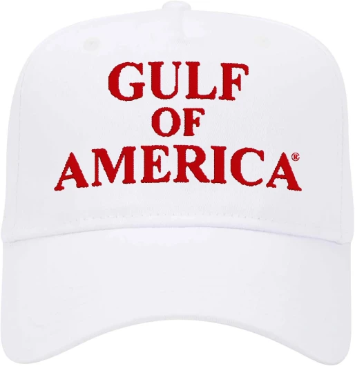 Hat - White Trump MAGA Style Baseball Cap for Men Women - Red Stitch - Embroidered in The USA One Size White/ Red