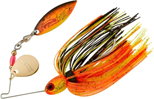 Pond Magic Small-Water Spinner-Bait Bass Fishing Lure Pond Magic Real Craw Sunrise Craw