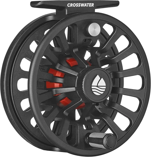 Crosswater IV Fly Reel, Durable Fly Fishing Reel, Black, 7/8/9