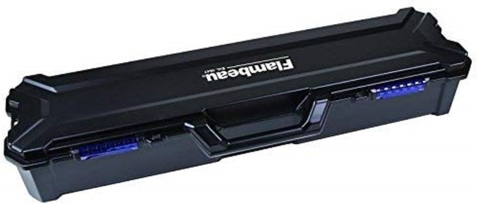 Outdoors 4455BB Rod Bunk Box, Portable Fishing Rod Storage, Black