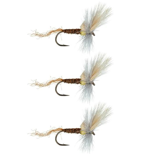 Dry Flies by Colorado Fly Supply - Cripple PMD - Pale Morning Dun Dry Fly - Premium Fly Fishing Flies - 3 Pack of Dry Flies for Trout - Hook Size 16
