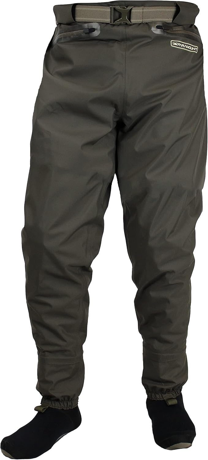 Fast Eddy Waist High Stockingfoot Breathable Wader Pant XX-Large Elk