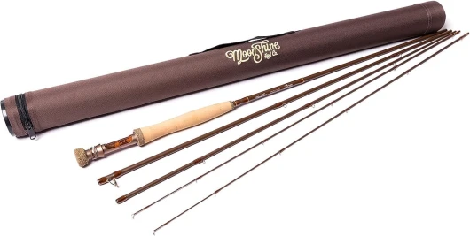 Moonshine Rod Co - Fly Fishing Rod with Carrying Case and Extra Rod Tip Section, Slow-Medium-Fast Action 5wt 9' Drifter Ii