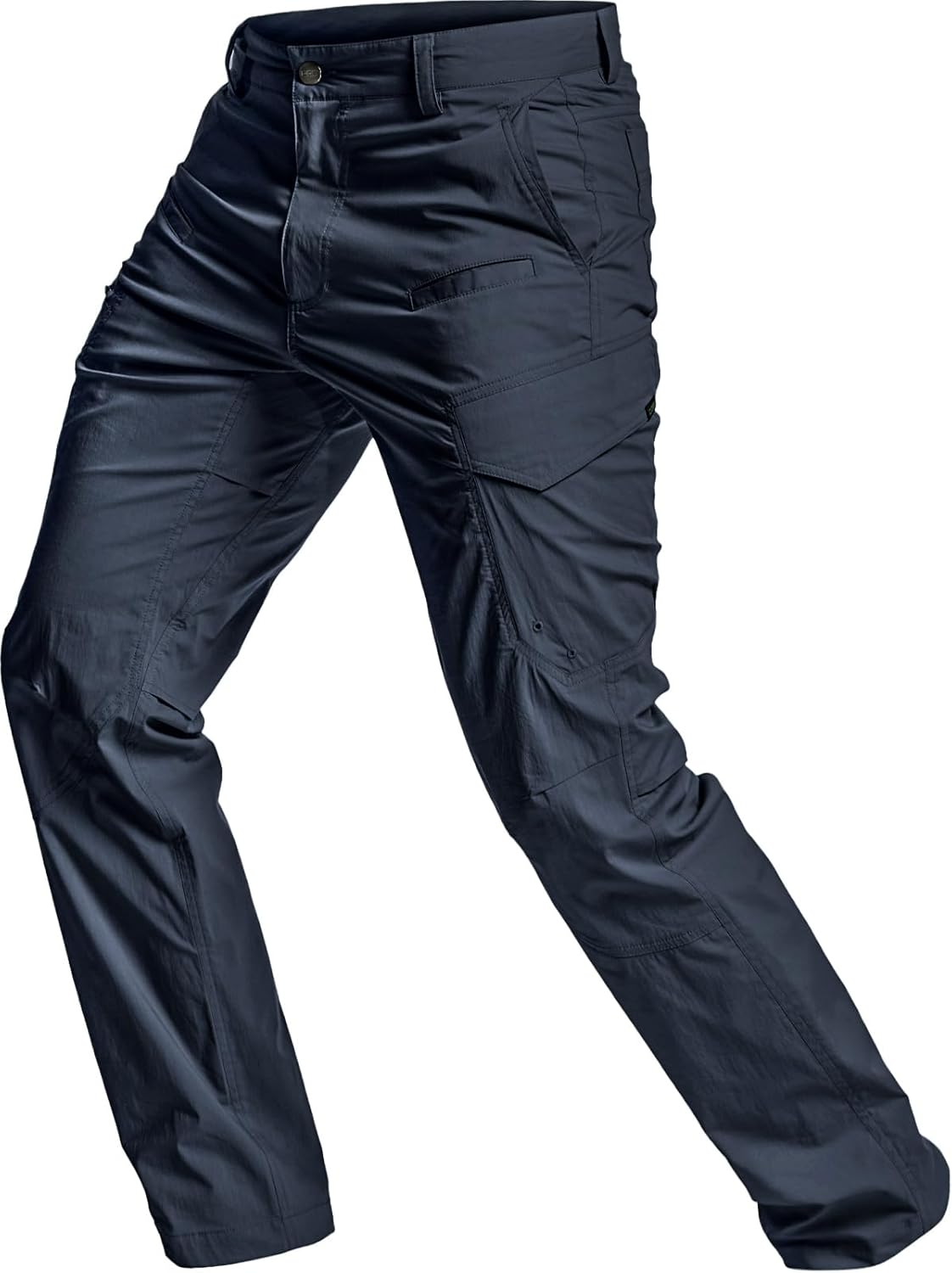 Men's Quick Dry Tactical Pants, Water Resistant Outdoor Pants, Lightweight Stretch Cargo Work Hiking Pants Runyon Cargo Pants Navy 32W x 32L
