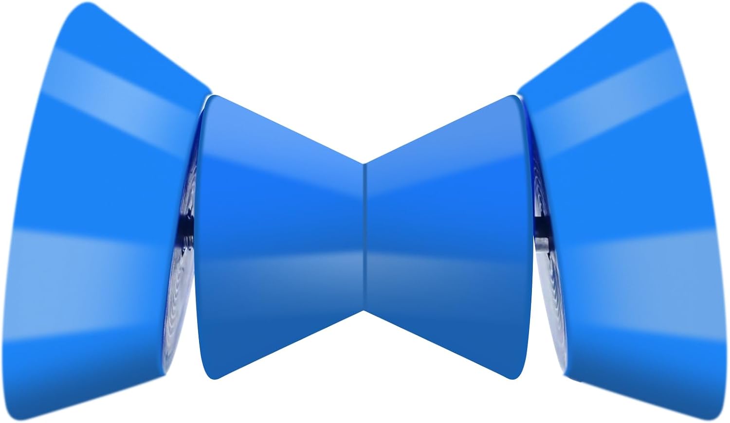 4" Boat Trailer Roller Bow Stop with 1/2" Shaft Bow Stop for Boat Trailers Blue Bow Roller