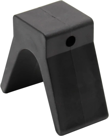 1 Pcs V-Span Boat Trailer Bow Stop Block Trailer Rubber Bow Stop Non Marking Polyurethane Mounting Hole