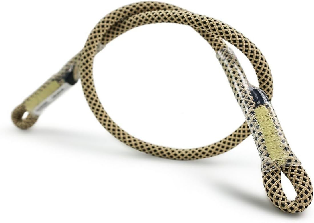 Bulldog 8mm & 10mm - USA Made Friction Hitch 100% Technora, 5400 MBS, Prusik by Pelican Rope - Arborist Rope, Tree Gear, Accessory Cord (30, 8mm Diameter) 8mm dia x 30 in.