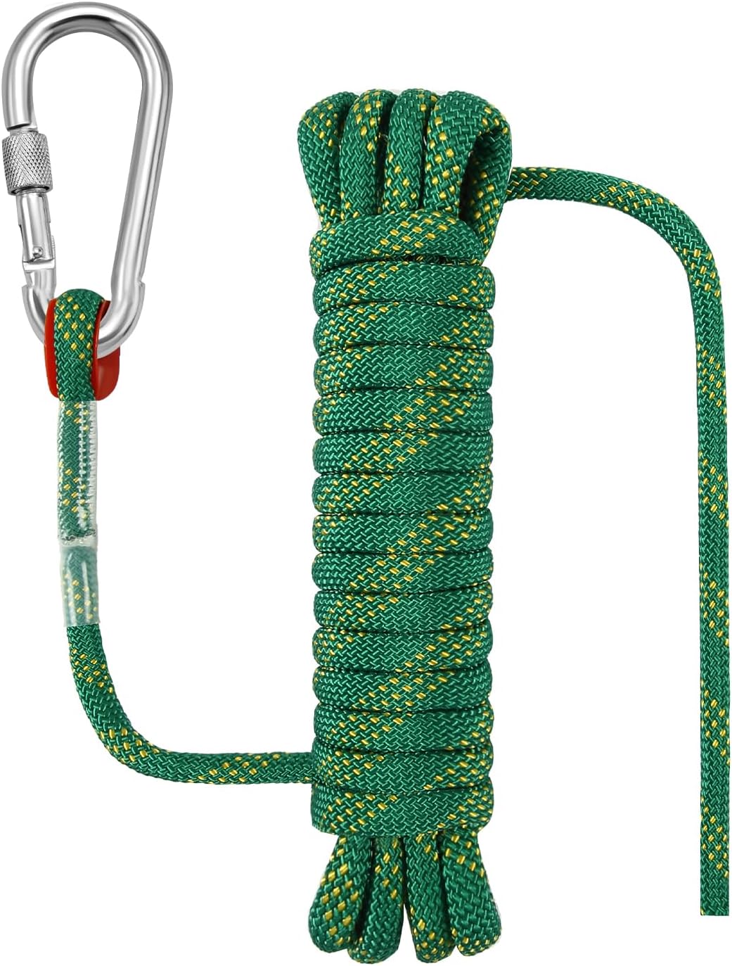 Outdoor Rope for Marine, Hunting, Boating, Fishing, Rafting, Camping, Hiking, Anchor, Mooring, Floating, Dock Lines, Kayak, Canoe, Rescuing, Knotting Practice 5/16 in x 15 ft Green