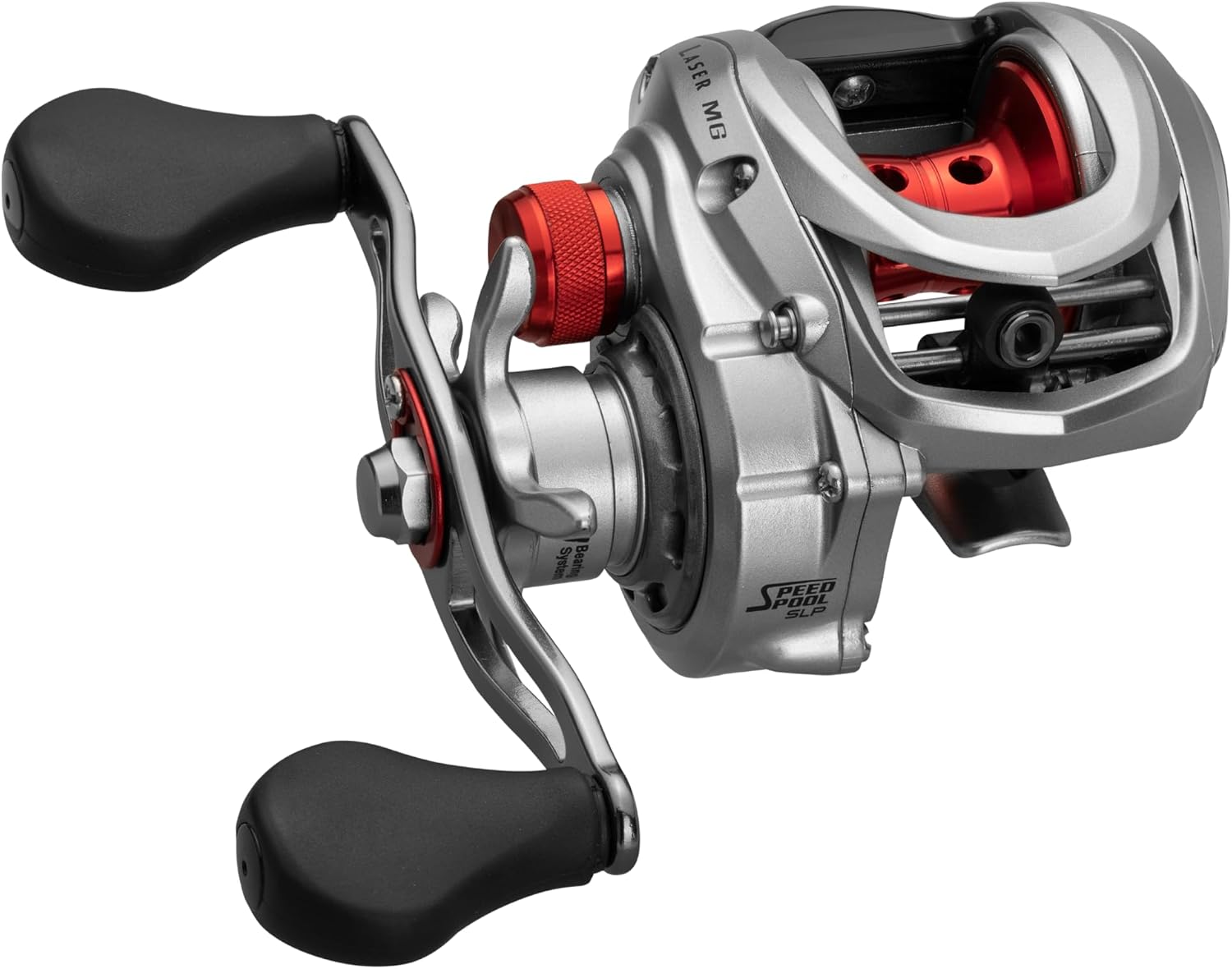 Lew's Laser MG Speed Spool SLP Baitcast Fishing Reel, Graphite Frame, Premium 8 Stainless Steel Ball Bearings