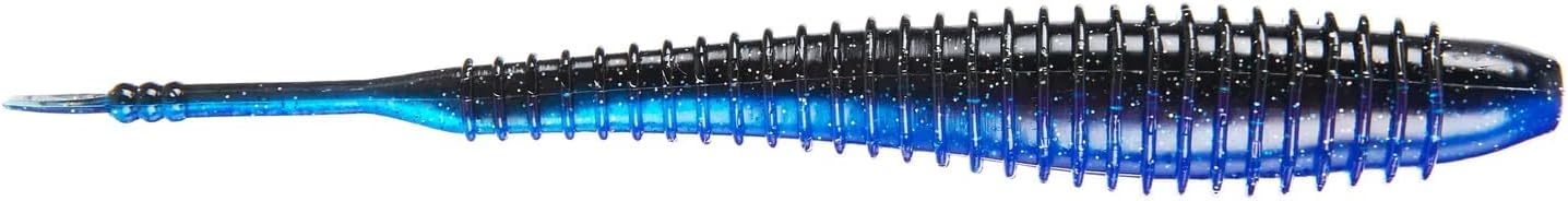 Missile Baits Spunk Shad 4.5" Swimbait, 7pcs, Bass Fishing Lure, Soft Plastic, Spear Point Bruiser Flash 4.5