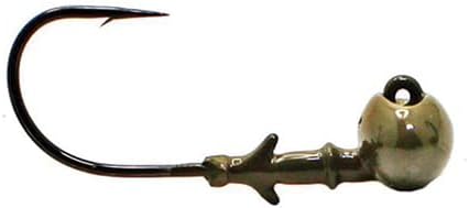 Football Head 1/4 OZ/GAMAKATSU Hook 4/0 / 4 Pack/Brown