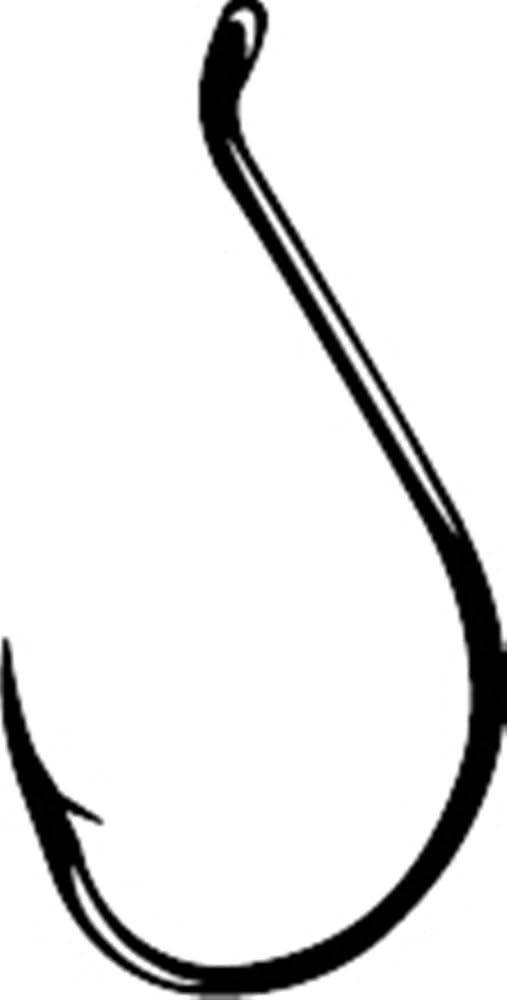 Octopus Hook-Pack Needle Point High Carbon Steel Hooks Black 4/0