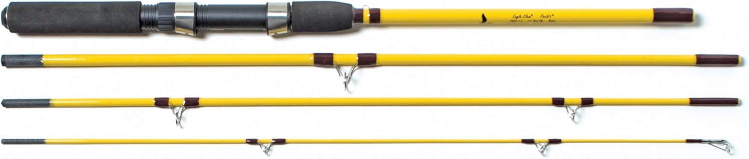 Pack-It Spin-Fly Rod 4Pc 7'6, Glass, Model:PK601-7'6