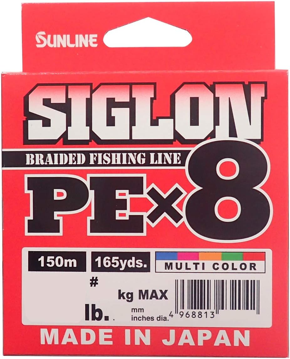 SUNLINE PEx8 Line Sigron 5 Colors 150m / 0.8 / 12lb