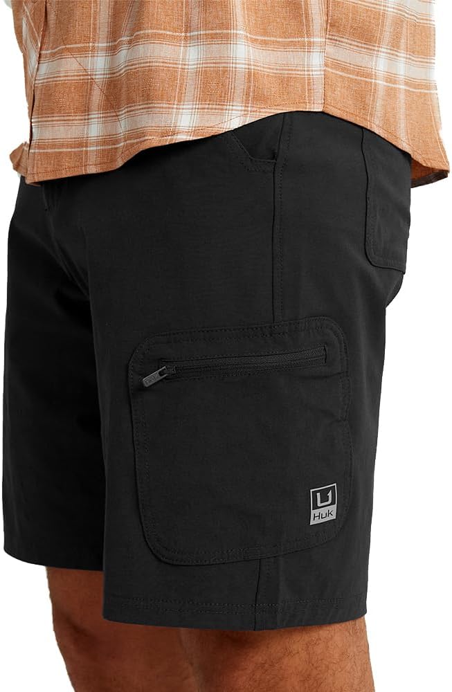 Next Level 10.5", Quick-Drying Fishing Shorts for Men X-Large Black