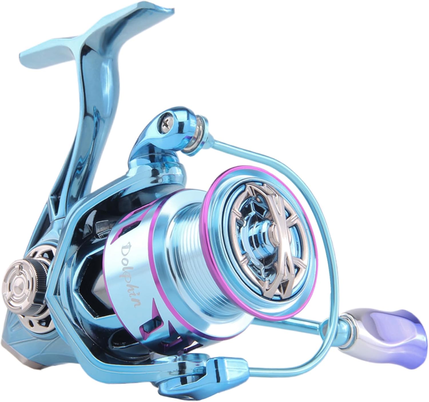 Dolphin Advance Edition Spinning Reel,5.2:1Gear Ratio,22LBS,5+1BB,Backlash Free Bearing,Sealed Drag System,Saltwater,Freshwater Fishing Reels HT-DN 3000S