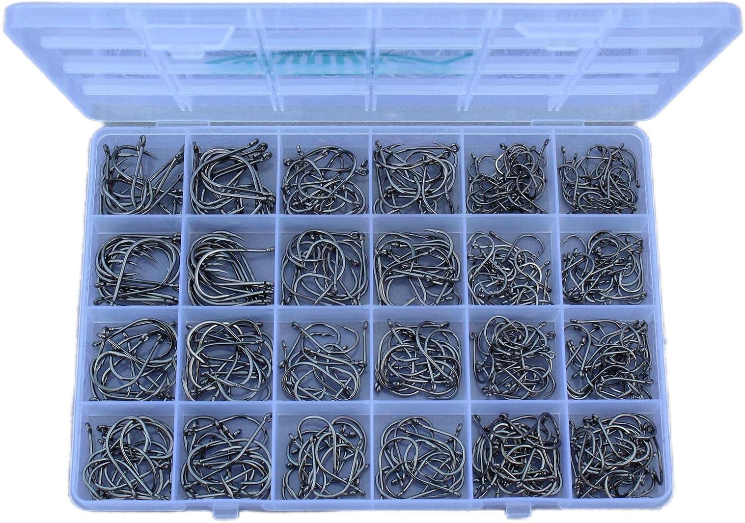 Fishing Hooks Freshwater Saltwater Fish Hooks Bulk Fishing Hooks Set Worm Catfish Hooks Fish Gear Equipment Supplies 400pcs