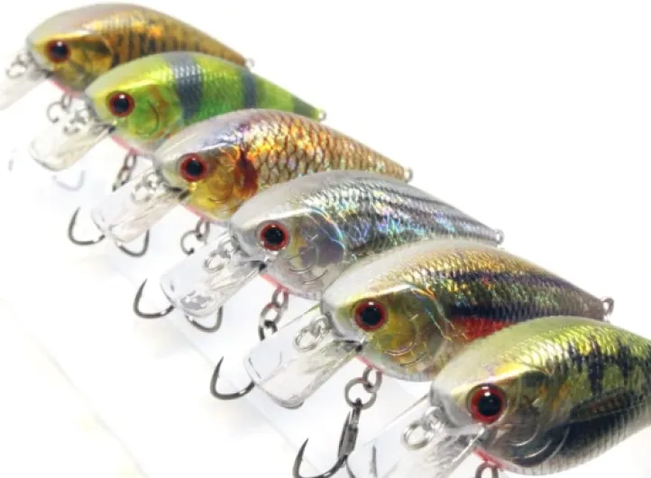 Minnow Crankbait for Bass Fishing Bass Lure Jerkbait Fishing Lures and Tackle Box HC15KB with Tackle Box