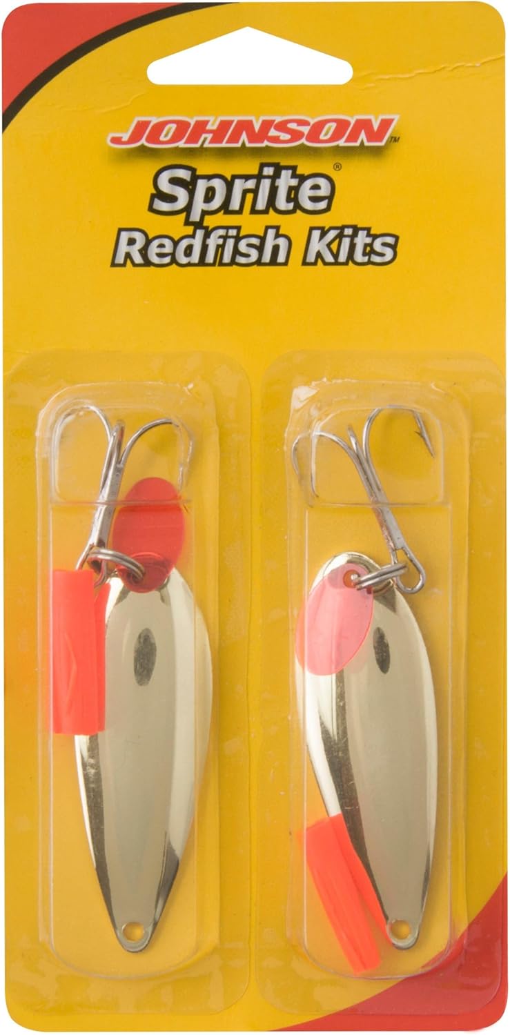 Johnson Sprite Fishing Hard Bait, Gold - Redfish Kit, 2 1/2in - 3/4 oz