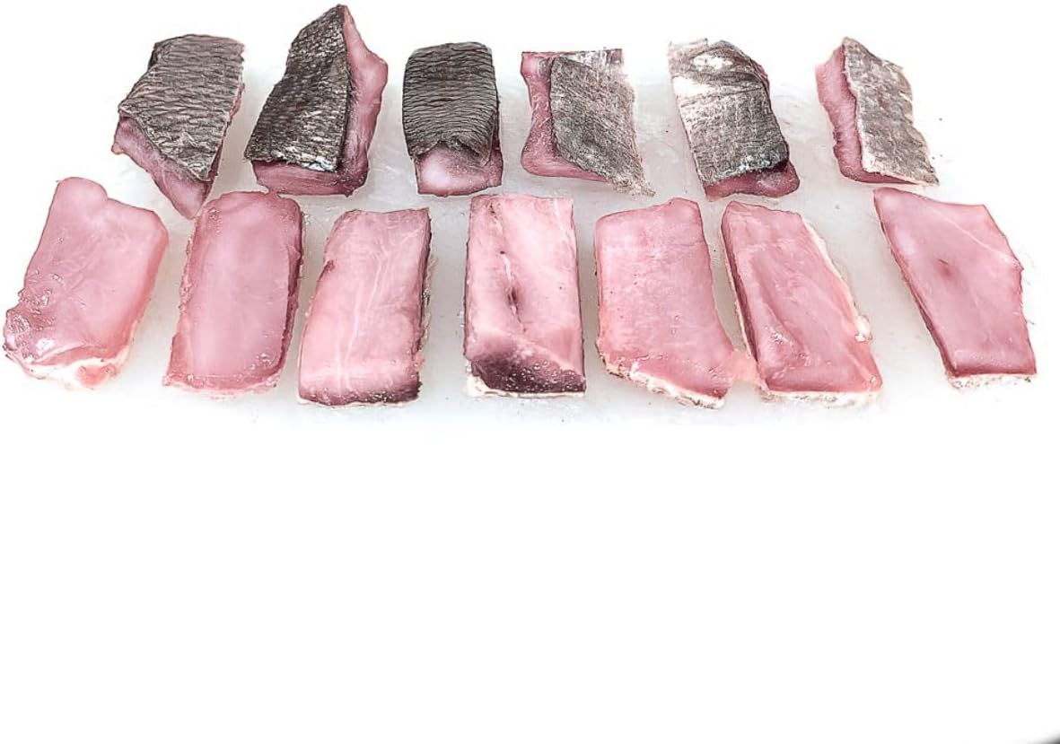 Blood Scented - Preserved Cut Bait for Fishing in a Convenient 7oz Package with Many Pieces.