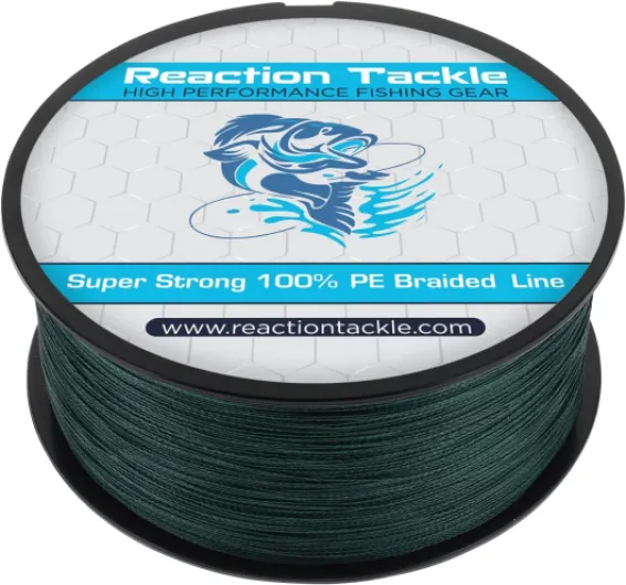Braided Fishing Line - Pro Grade Power Performance for Saltwater or Freshwater Fish - Colored Fishing Line Braid for Extra Visibility Moss Green 15 LB (150 yards)