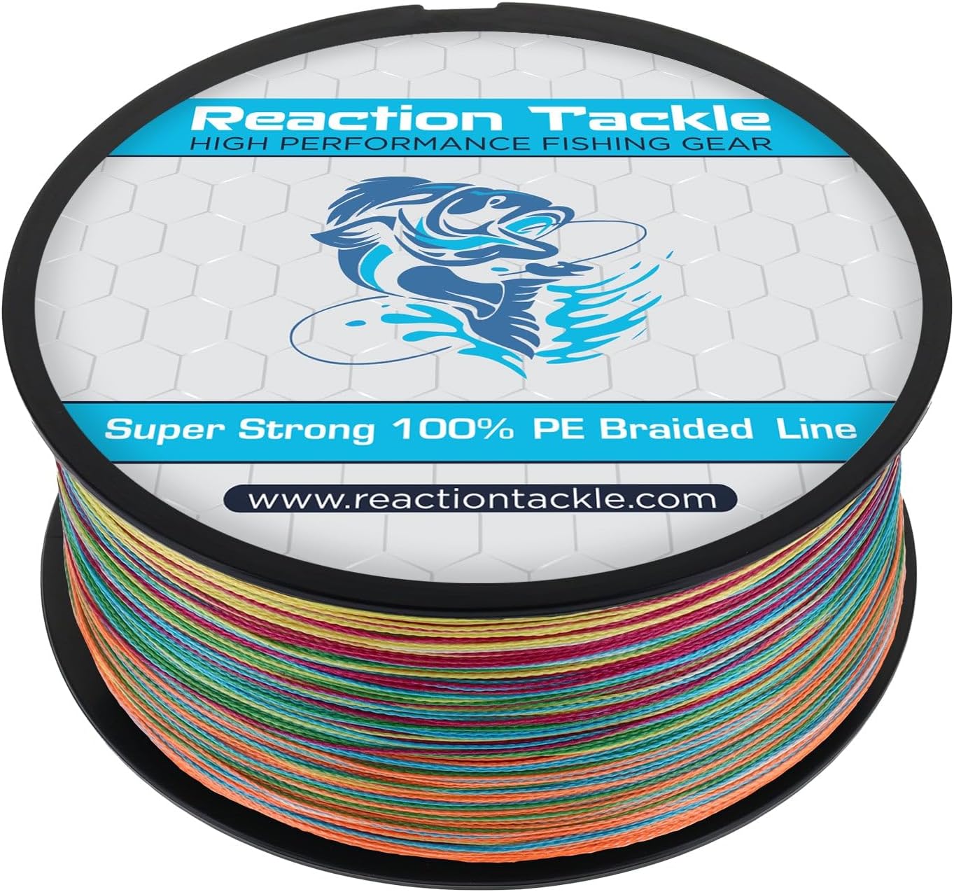 Braided Fishing Line - Pro Grade Power Performance for Saltwater or Freshwater Fish - Colored Fishing Line Braid for Extra Visibility Multi-Color 10 LB (150 yards)