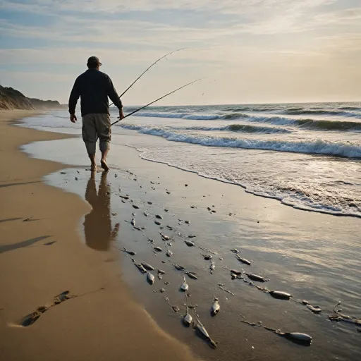 Choosing the best striped bass surf fishing rods for serious beach anglers