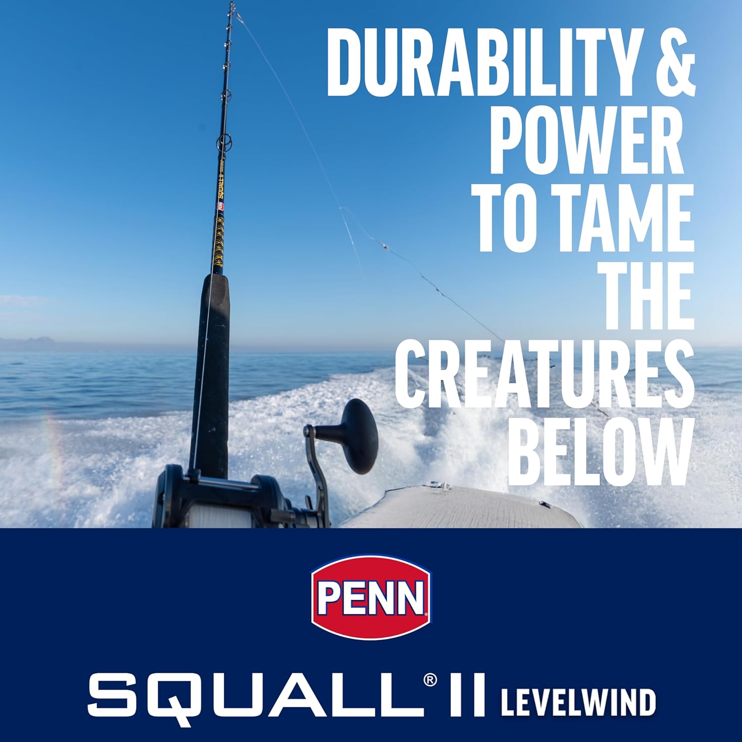 Squall II Level Wind Multiplier Fishing Reel - Boat, Kayak or Shore - Strong, Powerful Multiplier for Big Fish 20RH Squall Ii Level Wind Black Gold