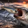 Refined fishing lures for striped bass that turn follows into strikes