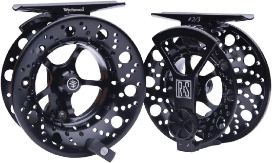 Wychwood River & Stream Fly Reels - NEW! Black Colour - #2/3 & #4/5 Sizes
