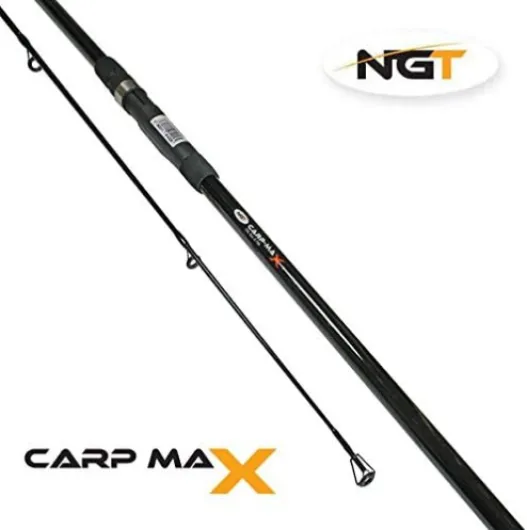 NGT Carp Fishing Setup 2 x 12ft 2 Piece Carp Rods 2.75lb & 2x Baitrunner Reels Pre loaded With Line