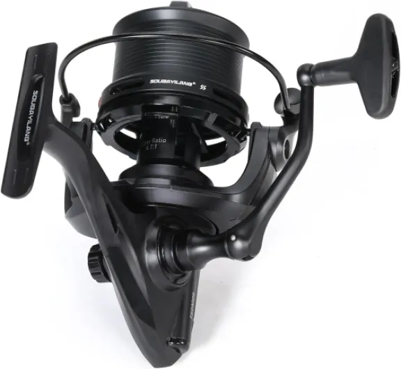 FED5000 Feeder Fishing Reel-13+1 Ball Bearings,4.7:1 Gear Ratio,Anti-Twist & Balanced Rotor System,Graphite Hybrid Body,Aluminum Spool with Spare Spool & Double Line Clips for Carp Fishing
