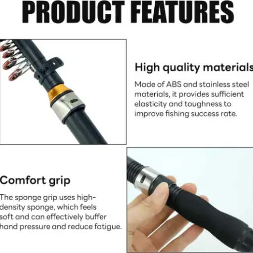Qerutk Telescopic Fishing Rod (1.7m) Review: a compact backup rod that’s decent for casual trips