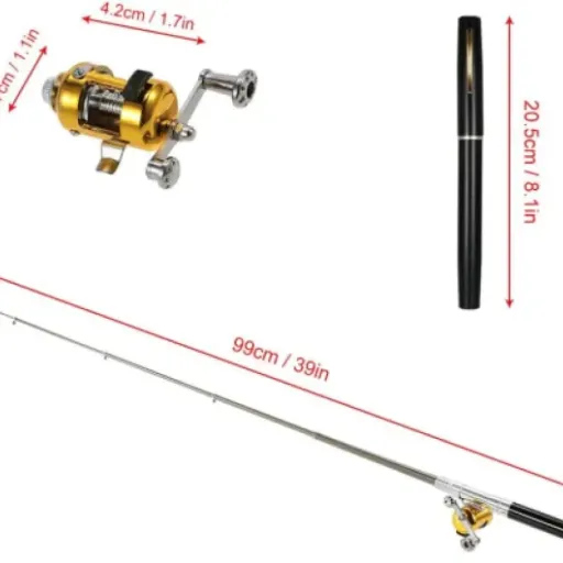 Pocket Fishing Rod Reel Combo Set Review: a fun backup toy, not a serious rod